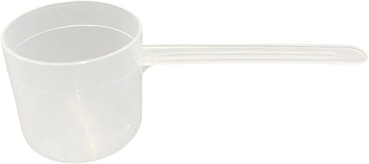 55 mL (55 CC | 1.86 Oz.) Long Handle Scoop for Measuring Coffee, Pet Food, Grains, Protein, Spices and Other Dry Goods (Pack of 5)