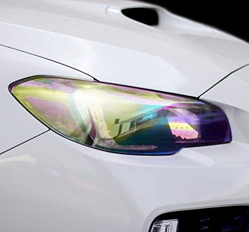 VViViD Extra-Wide Headlight Taillight Vinyl Tint Wrap 16 Inch x 48 Inch Roll (Chameleon Transparent)