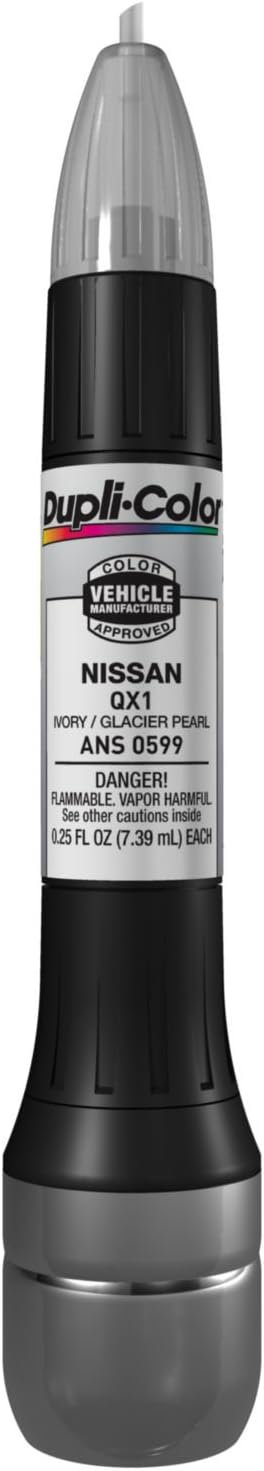 Dupli-Color ANS0599 Scratch Fix All-In-1 Exact-Match Automotive Touch-Up Paint – Nissan Ivory/Glacier – 0.25 oz. Paint Pen