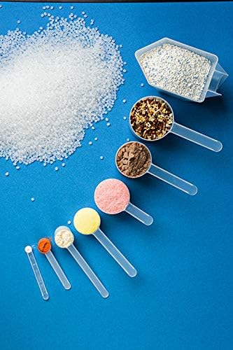 6.5 mL (6.5 CC) Long Handle Scoop for Measuring Coffee, Pet Food, Grains, Protein, Spices and Other Dry Goods (Pack of 25)