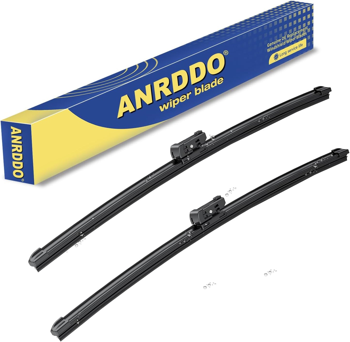 Wipers Factory Replacement For 2006-2010 VW Passat Passat CC Jetta Eos CC Golf GTI Scirocco Rabbit Original Equipment Windshield Wiper Blades Set - 24"+19" (Set of 2) Top Lock 19mm
