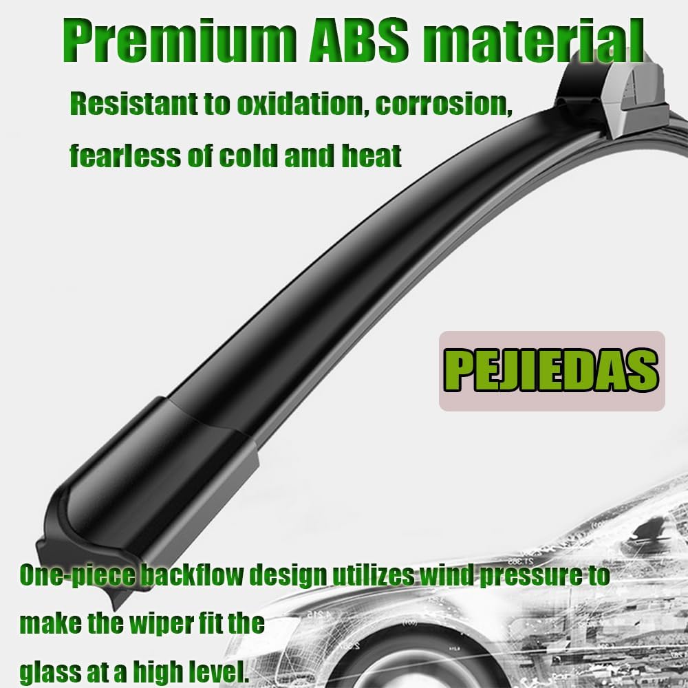 OEM Quality Front Wiper Blades, Replacement for Ford F150 F-150 F250 F350 F-Series 2008-1999 Expedition 2006-1999 Explorer 2010-2005, OE Original Style (20 Inch + 20 Inch Front Wiper Blades)