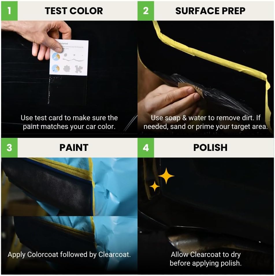 TouchUpDirect 1K6 Ice Edge Compatible with Toyota Exact Match Touch Up Paint Aerosol - Essential Kit