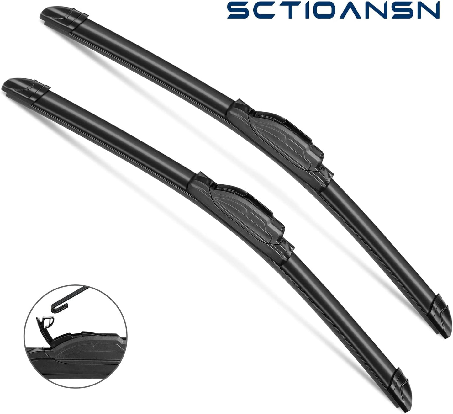 3 Wipers Set for Ford Expedition 2018 2019 2020 2021 2022 2023, Windshield Wiper Blades Original Equipment Replacement Front and Rear- 22"/22"/11W" (Pack of 3) J- HOOK