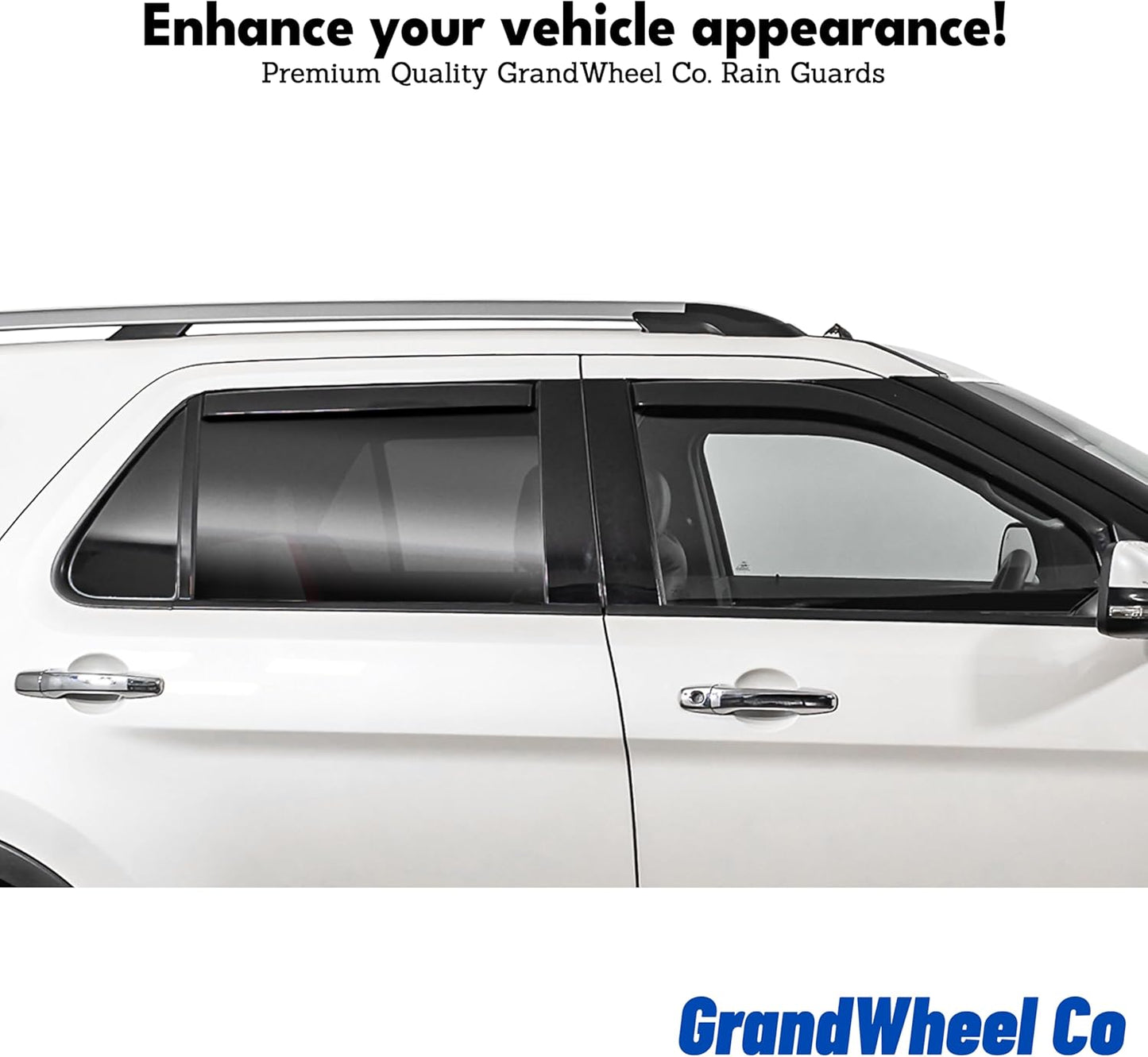 Window Deflectors Smoke Tinted In-Channel Side Window Vent Visor Deflectors Rain Guards Compatible with Sportage 2023-2025 -4pcs. GW0725
