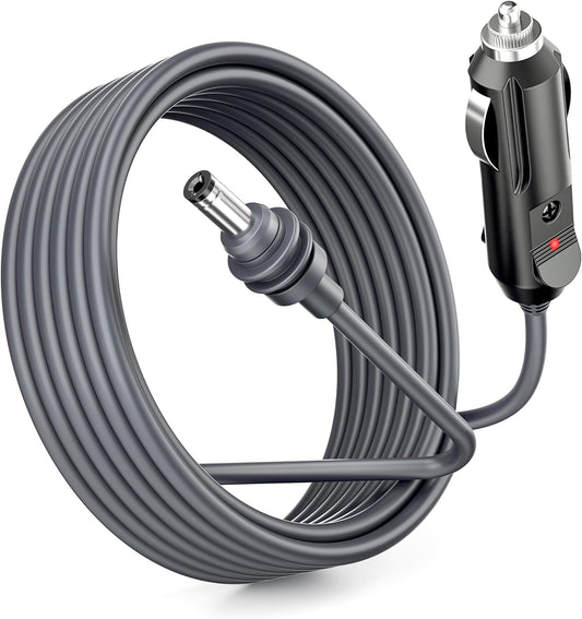 Starlink Mini Cable 12V 24V Car Adapter 10FT/3M Cigarette Lighter to DC Cord Replacement DC Power Cable 18AWG for Starlink Charging Cord Waterproof