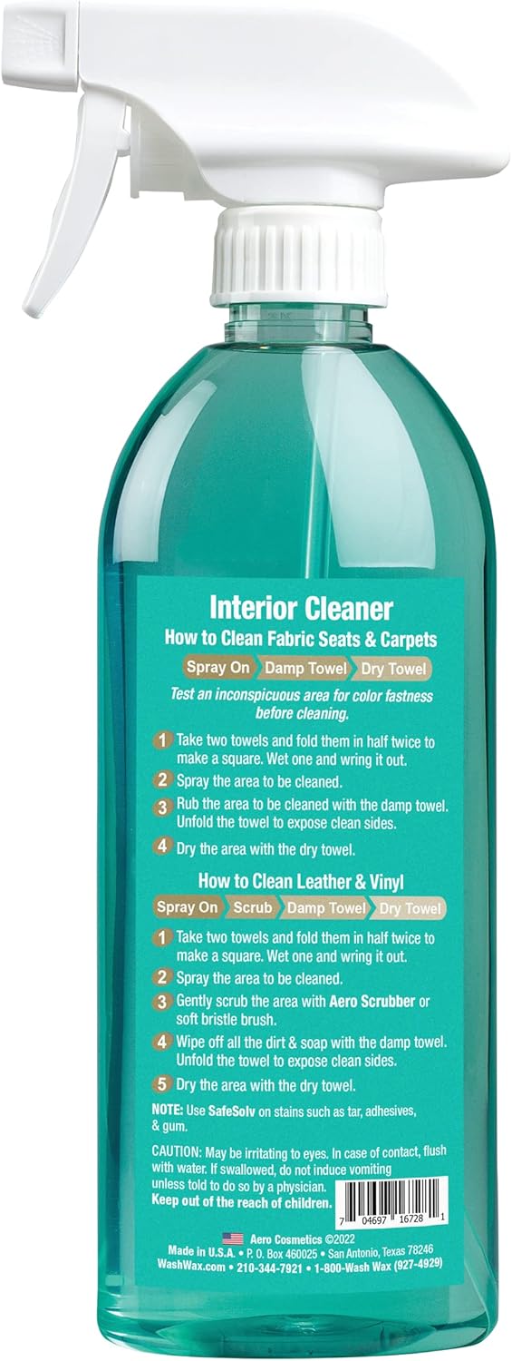 Complete Car Care Kit - Wash Wax ALL, Interior Cleaner, Tire Soap, Rubber Conditioner, Aircraft Grade & Quality for your Car, Boat & RV