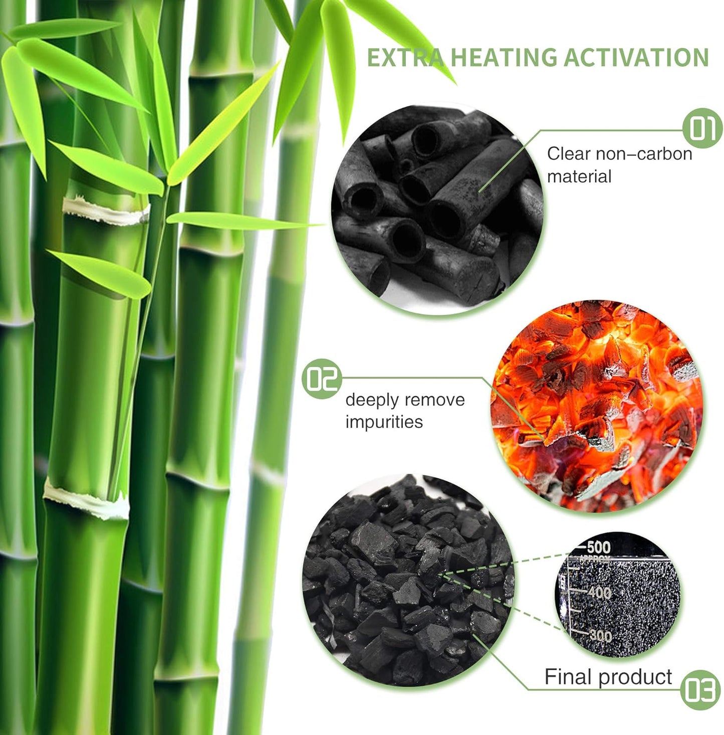 12 Pack Bamboo Charcoal Air Purifying Bag, Activated Charcoal Bags Odor Absorber, Moisture Absorber, Natural Car Air Freshener, Shoe Deodorizer, Odor Eliminators For Home, Pet, Closet (8x50g, 4x200g)