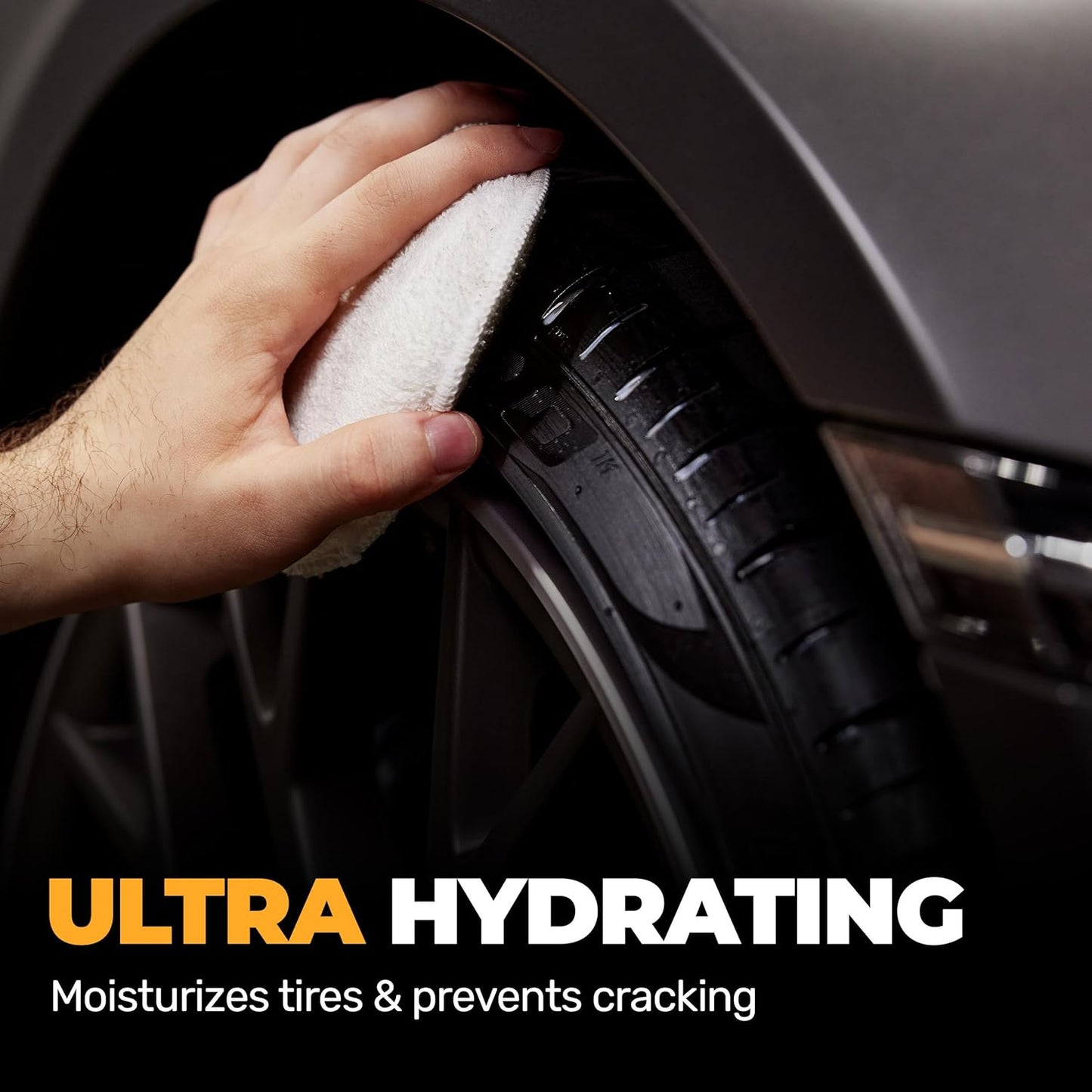 Nexgen Tire Dressing (Gallon) - Long-Lasting Tire Shine & UV Protection - Repels Dust & Debris - On-The-Go Car Detailing - Car Cleaning Supplies - for Tires, Dashboards, & Trim