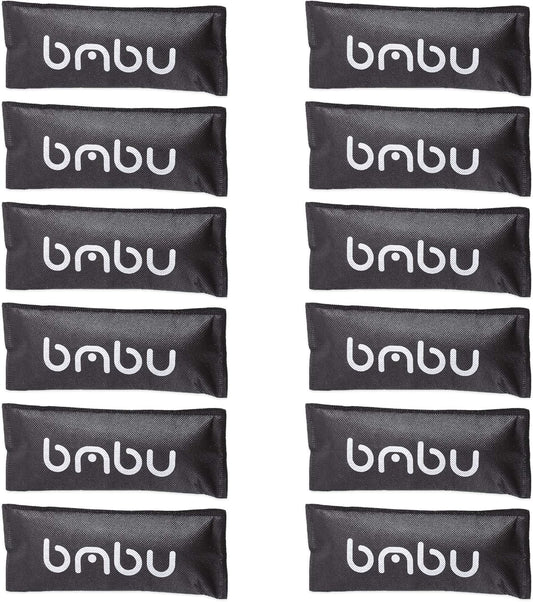 bmbu Charcoal Shoe Deodorizers - Activated Natural Bamboo Air Purifying Bag Insert for Sneakers Oder Eliminator Mini Bags -Absorber/Freshener for Gym Bag,Drawer,Closet,Car,Home, Cat Litter